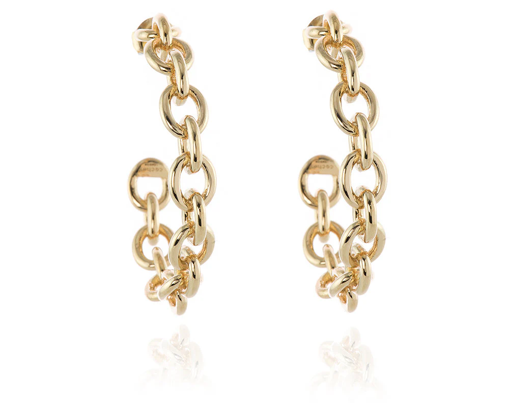 Cachet London Oleta Gold Hoop Earrings - Image 8