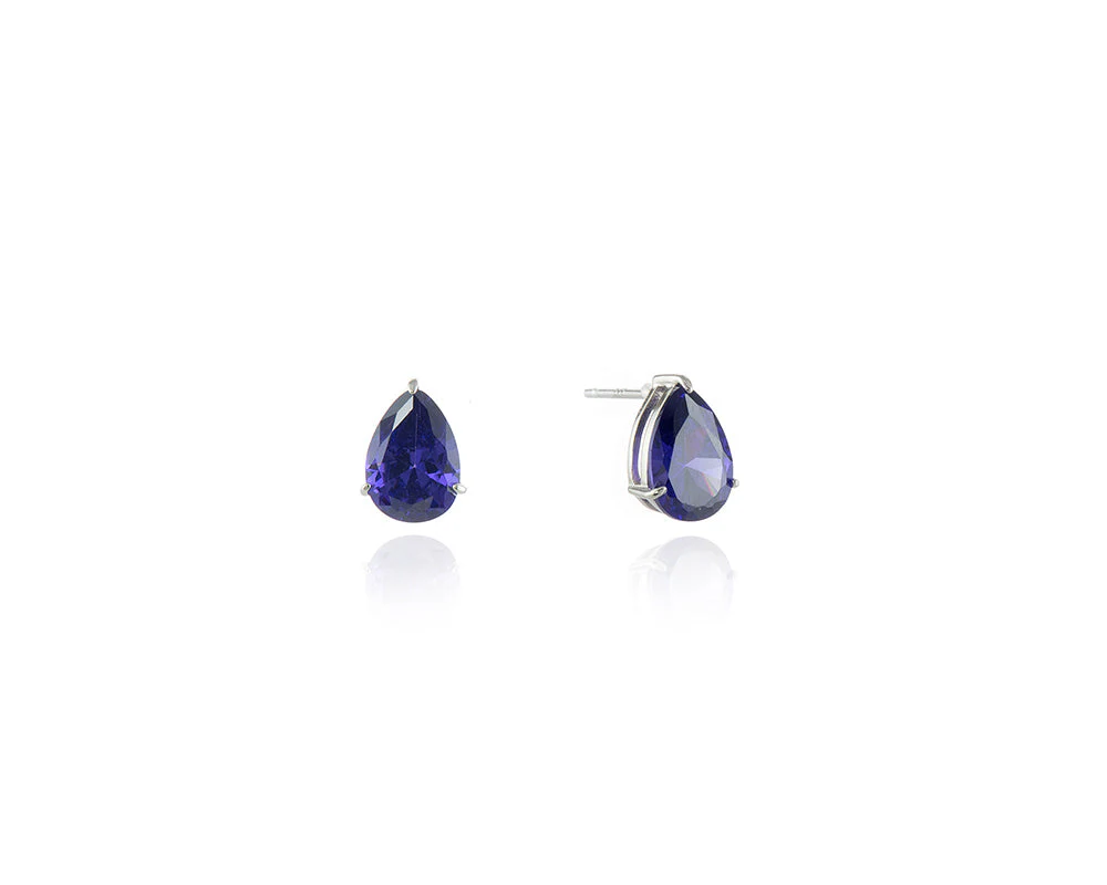 Cachet London Oliana Sterling silver Tanzanite Earrings - Image 4