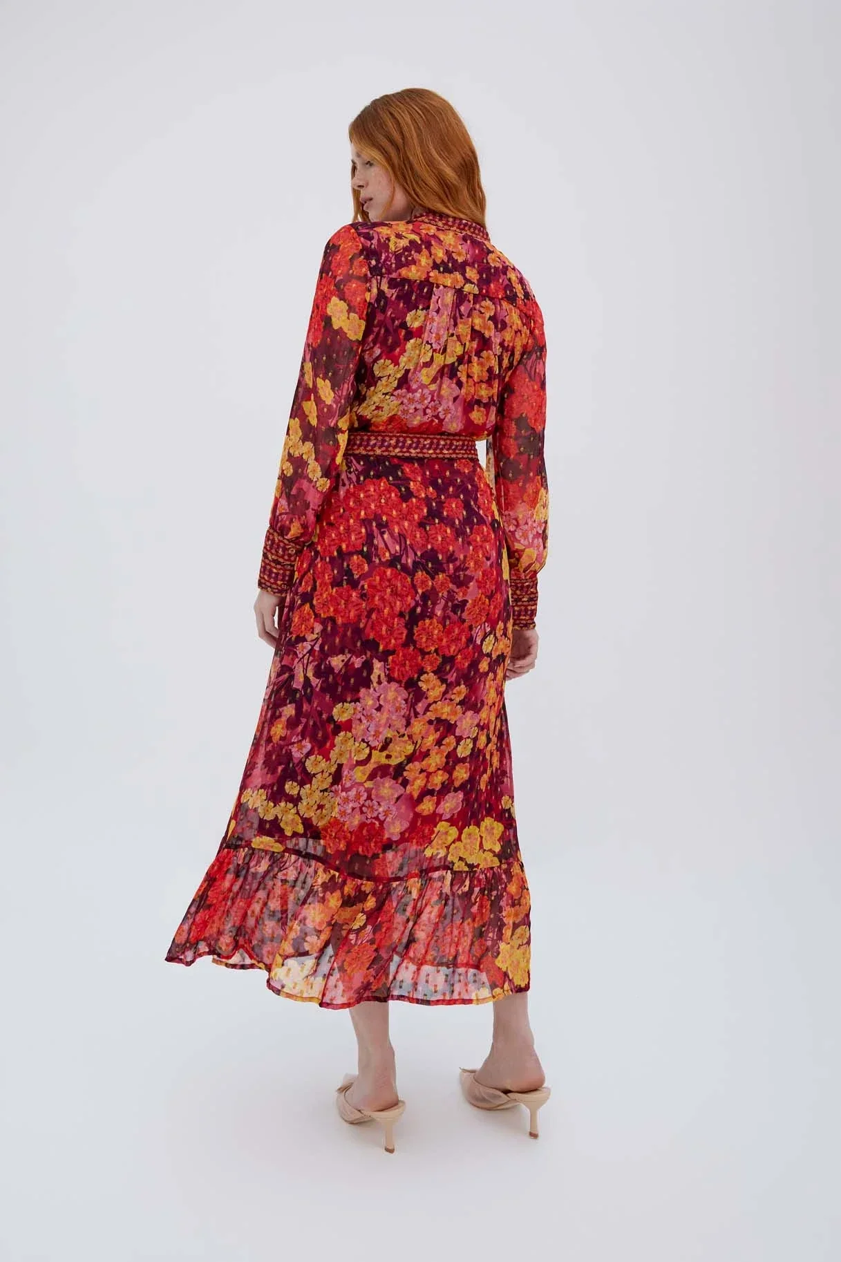 Raishma Studio Burgundy Olive Dress - Image 3