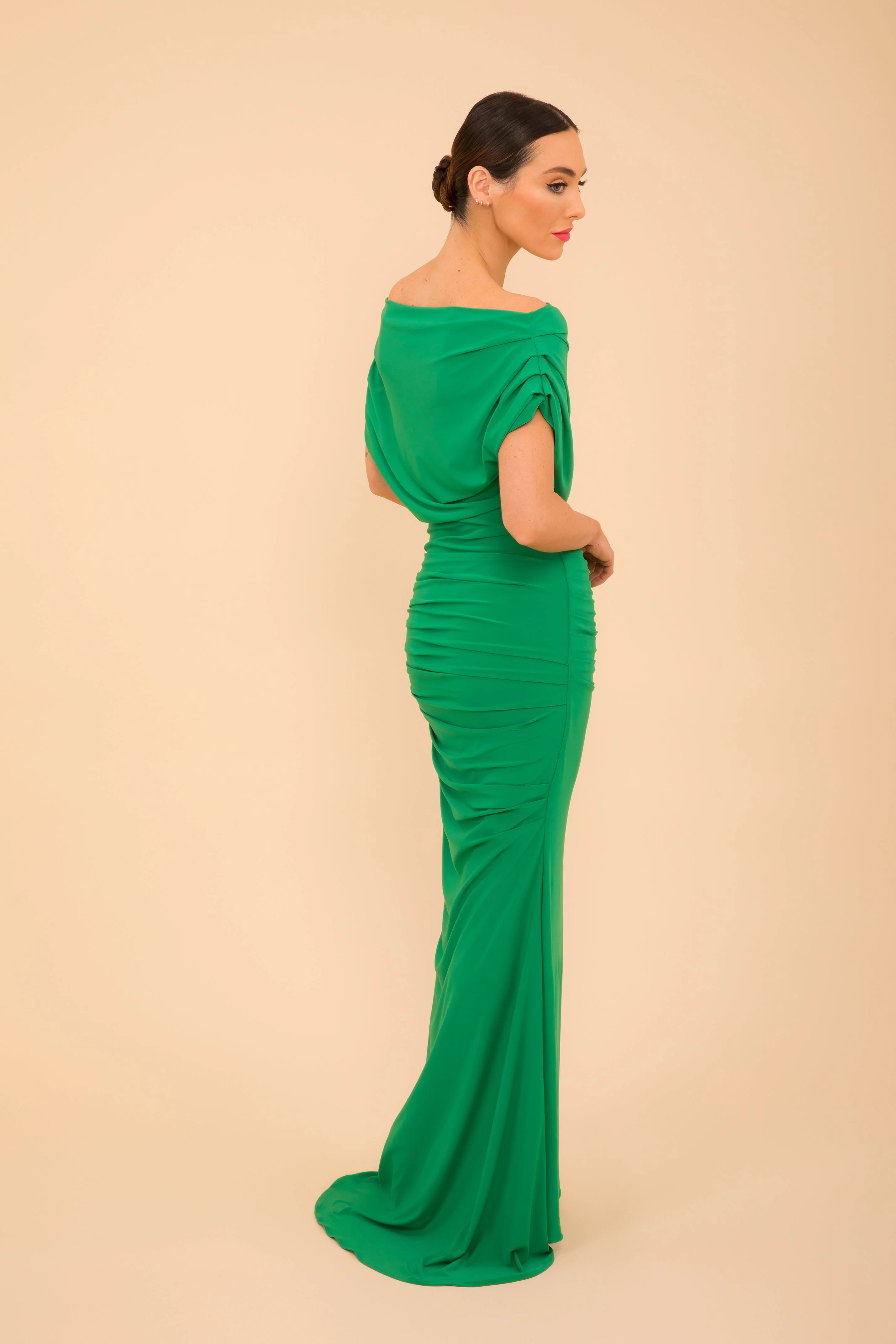 Atom Label Emerald Green Platinum Gown - Image 6