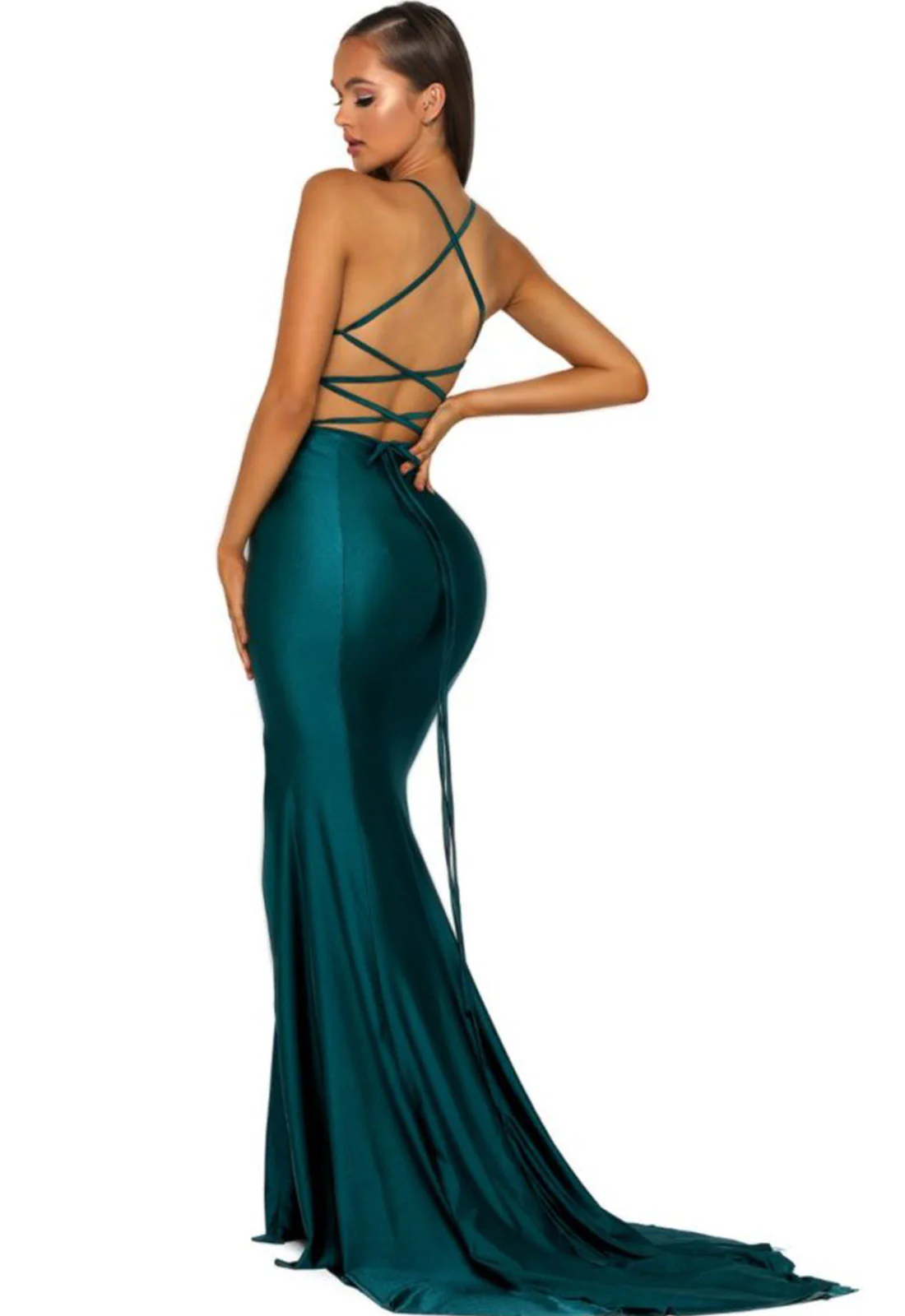 Portia & Scarlett Emerald Green PS1919 Maxi Dress - Image 5