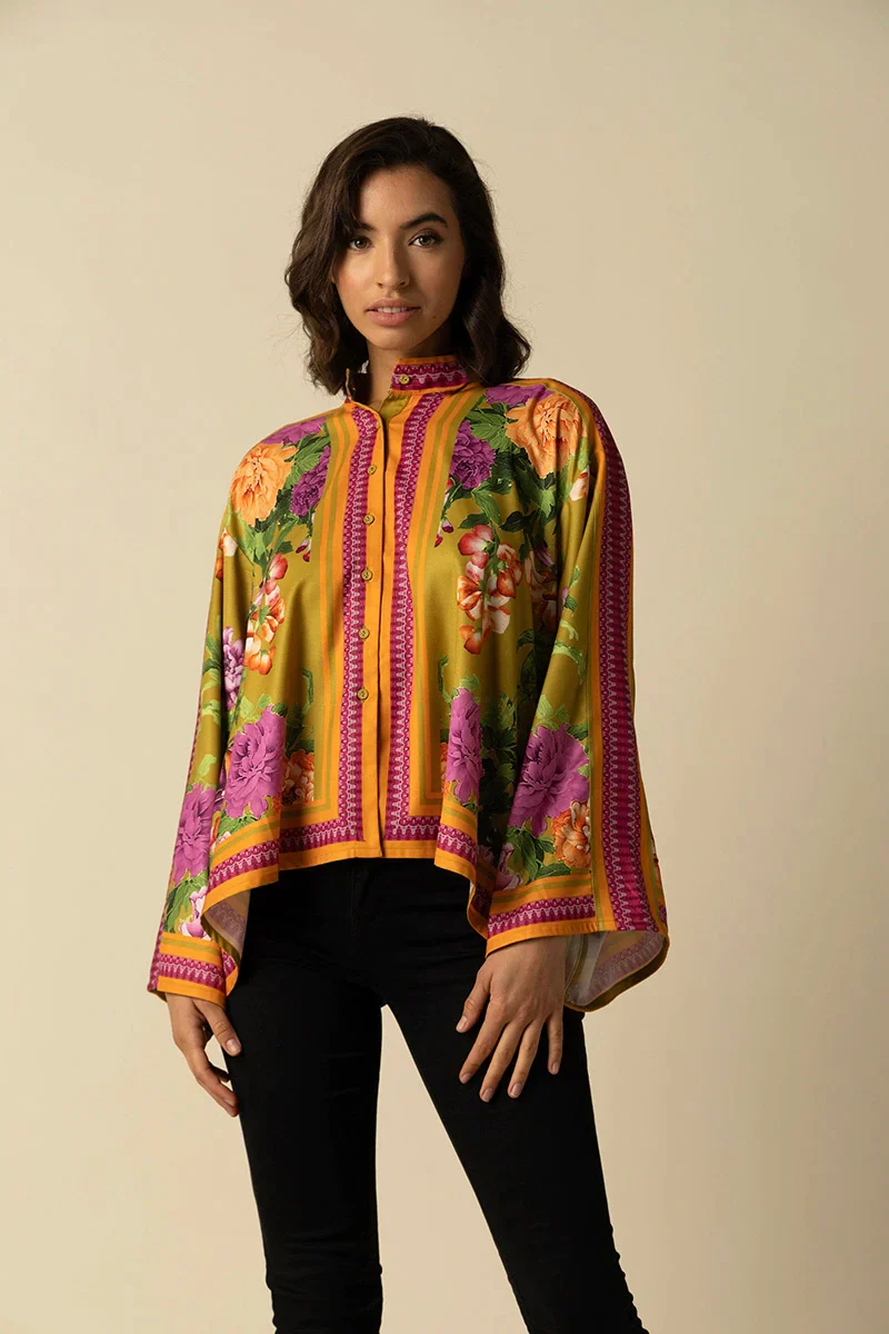 Raishma Studio Alina Green Shirt - Image 5