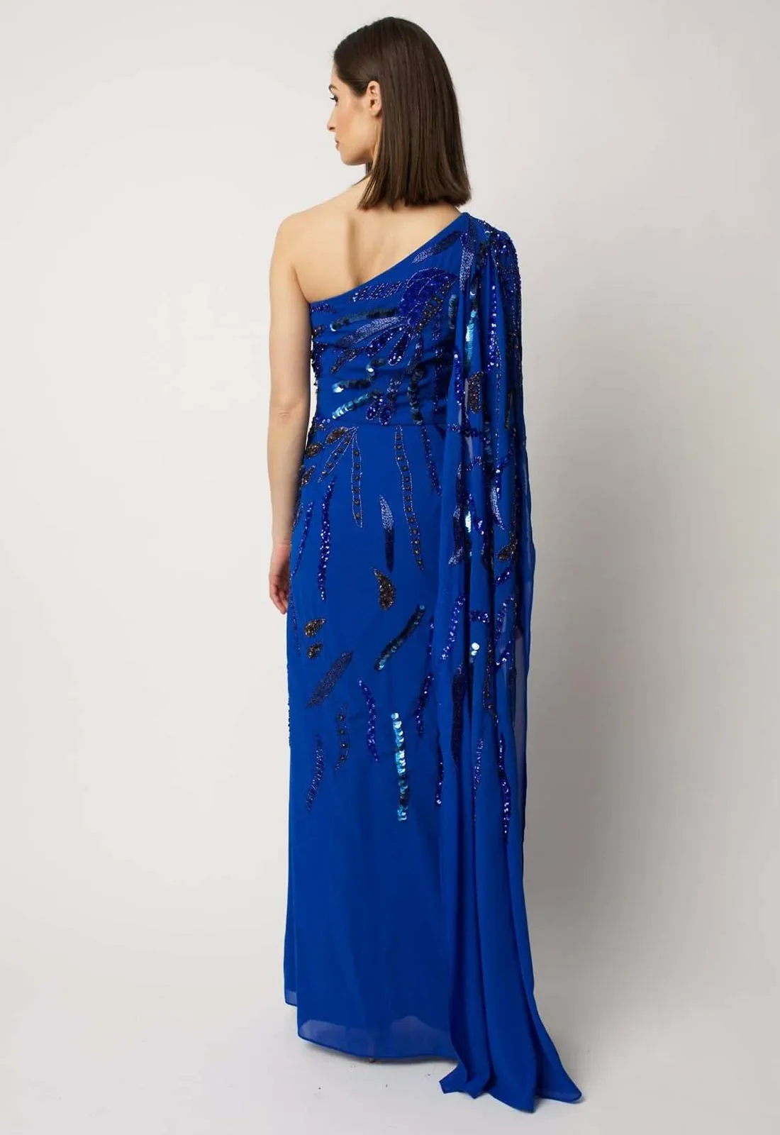 Raishma Blue Astrid Maxi Dress - Image 3