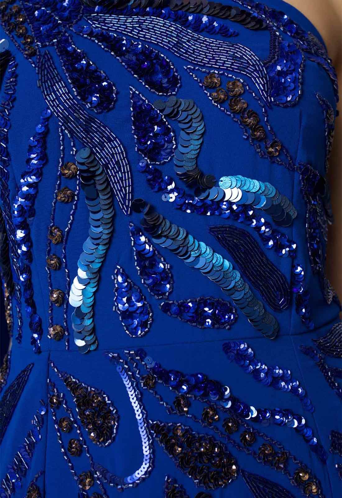 Raishma Blue Astrid Maxi Dress - Image 5