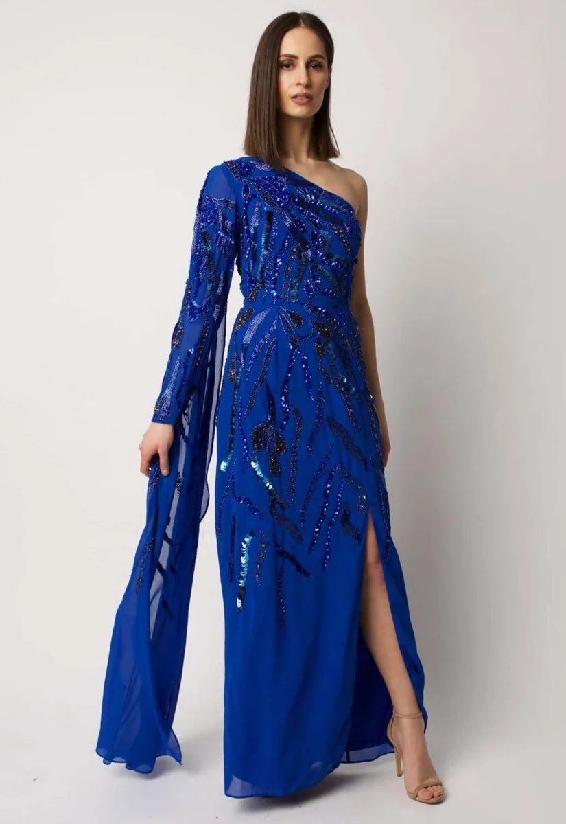 Raishma Blue Astrid Maxi Dress - Image 8