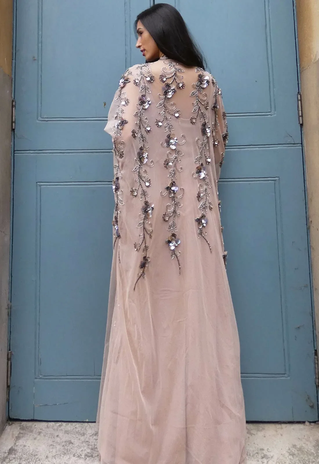 Raishma Couture Champagne Opal Gown - Image 2