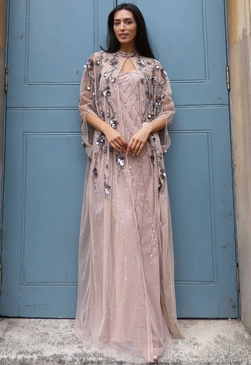 Raishma Couture Champagne Opal Gown - Image 8