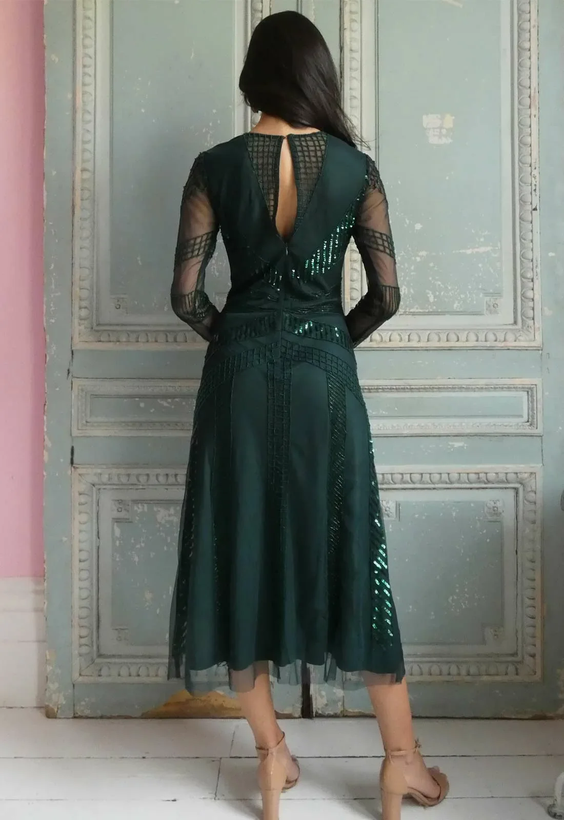 Raishma Couture Green Astra Dress - Image 2