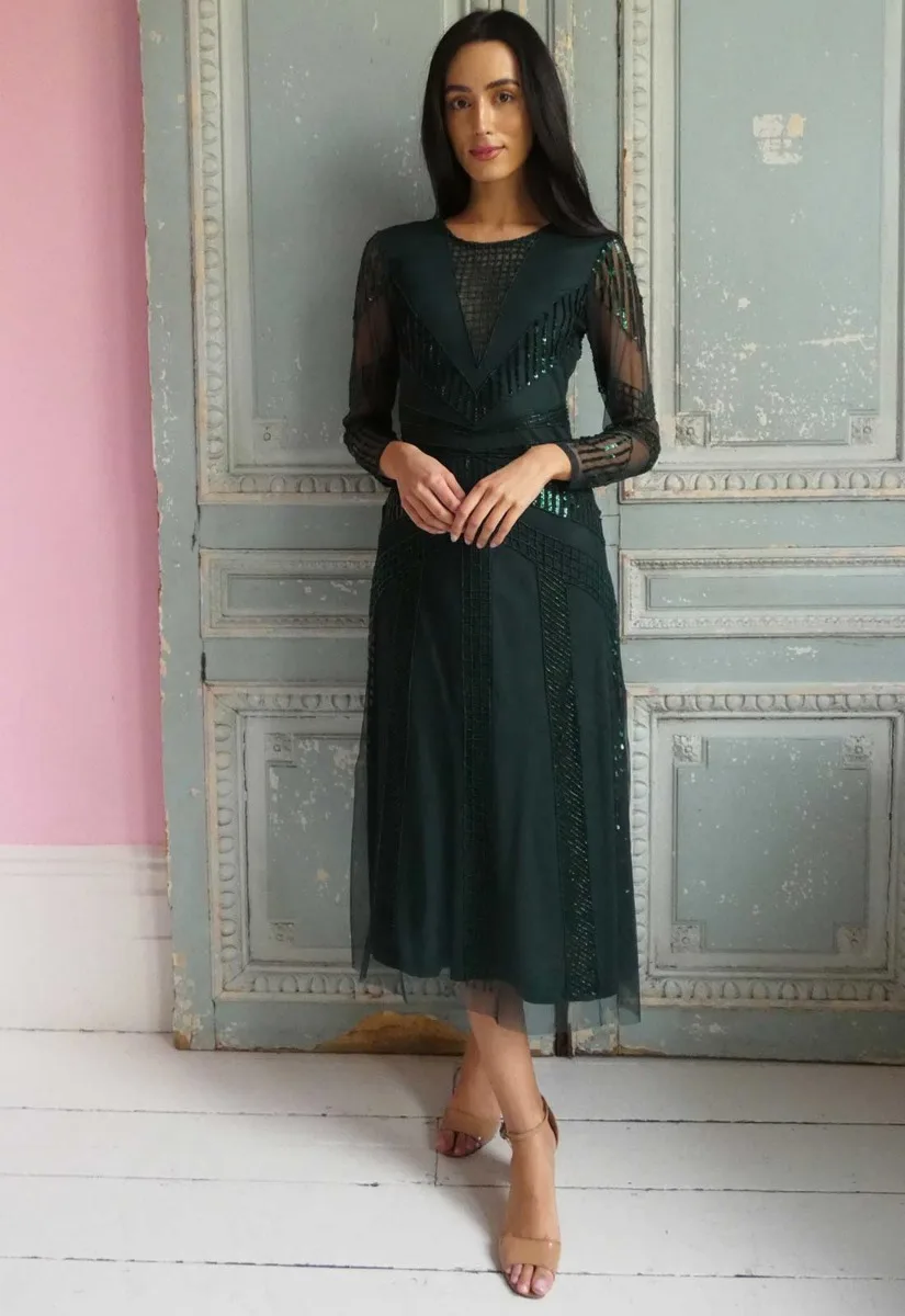 Raishma Couture Green Astra Dress - Image 8