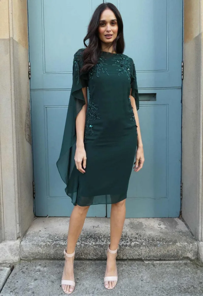 Raishma Couture Green Bella Dress - Image 11