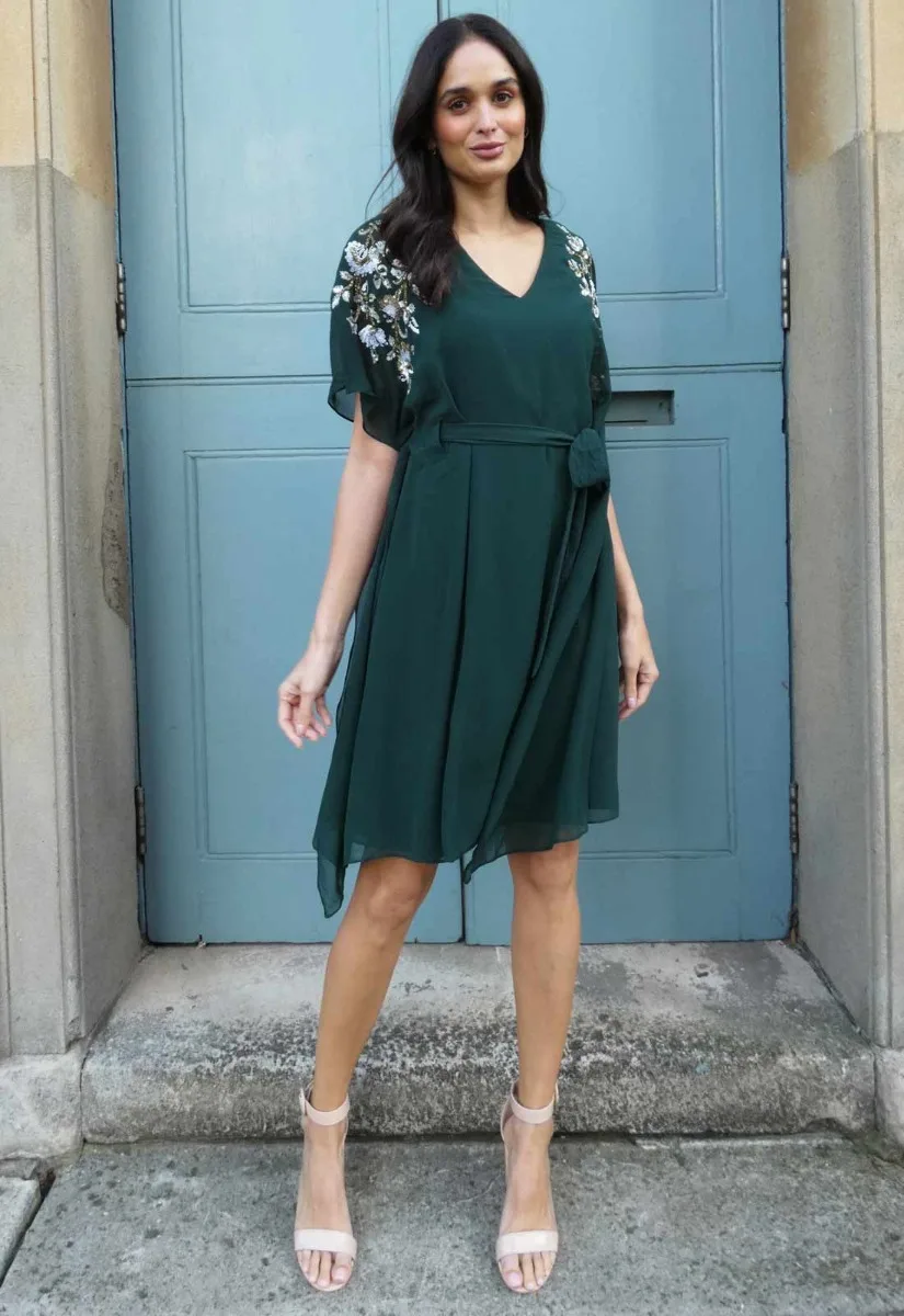 Raishma Couture Green Eliza Dress - Image 9