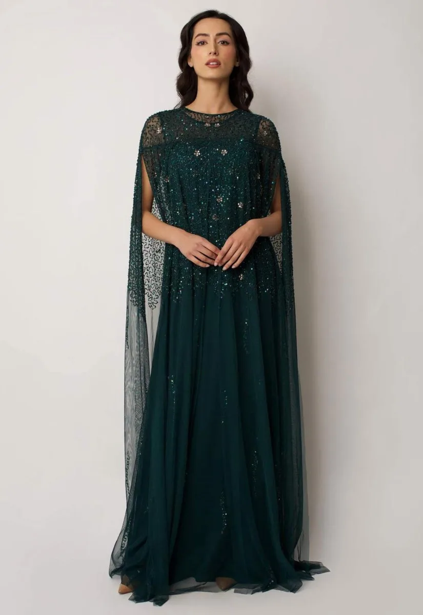 Raishma Couture Green Emilia Maxi Dress - Image 4