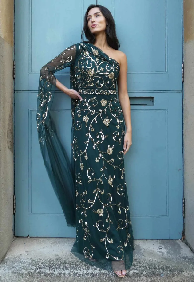 Raishma Couture Green Therese Dress - Image 10
