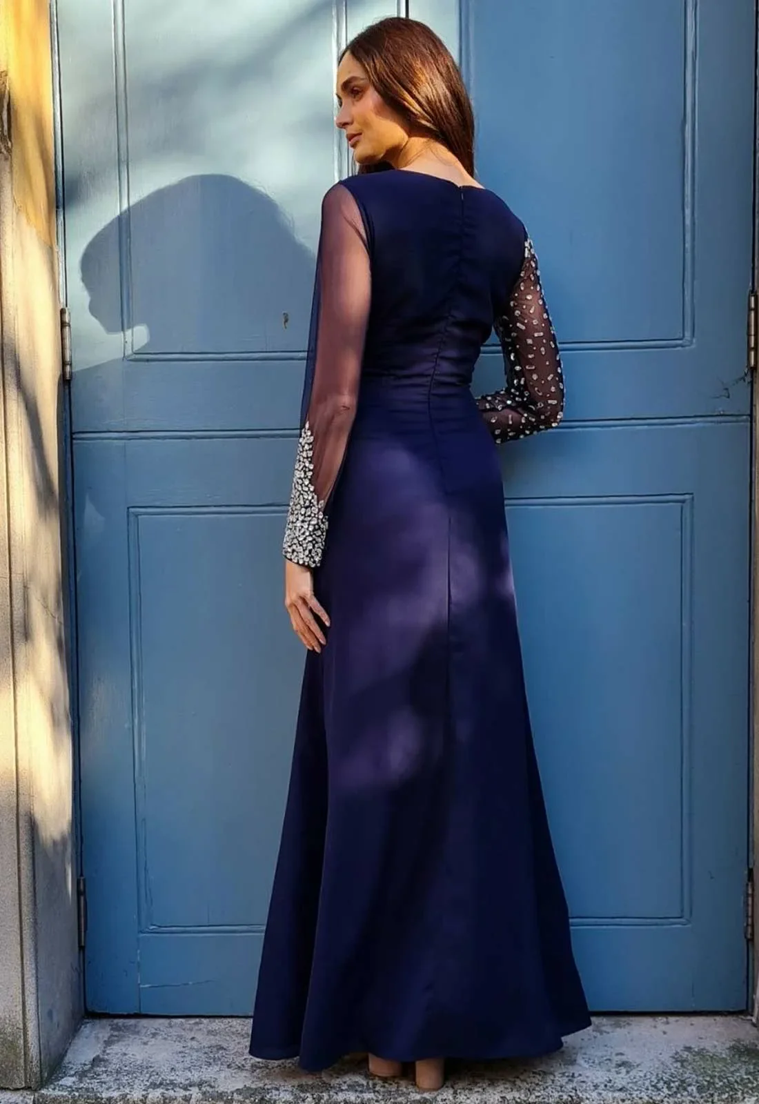 Raishma Couture navy Cyra Maxi Dress - Image 3