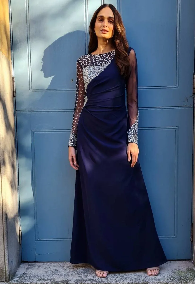 Raishma Couture navy Cyra Maxi Dress - Image 7