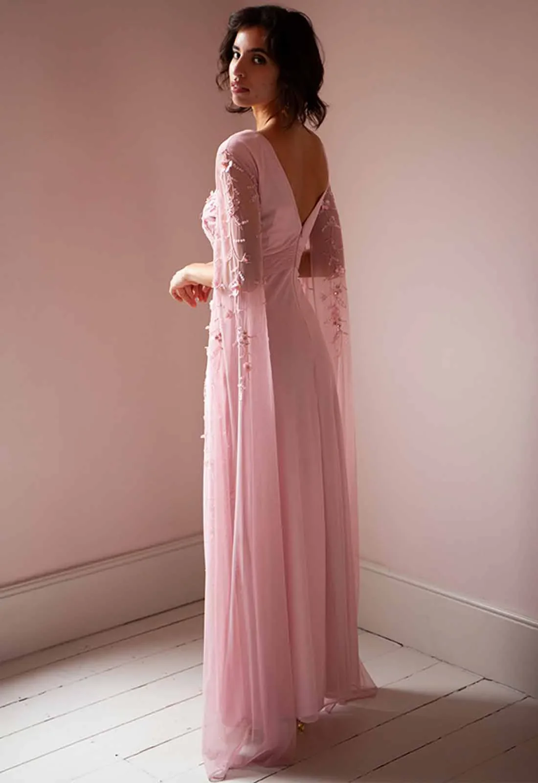 Raishma Couture Pink Betsy Maxi Dress - Image 3