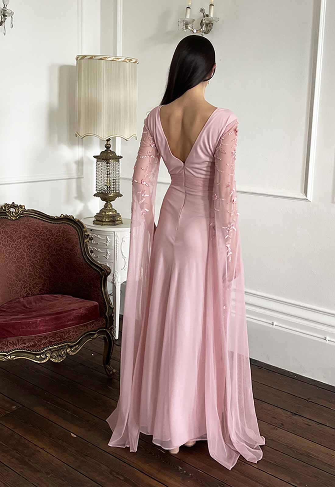 Raishma Couture Pink Betsy Maxi Dress - Image 4