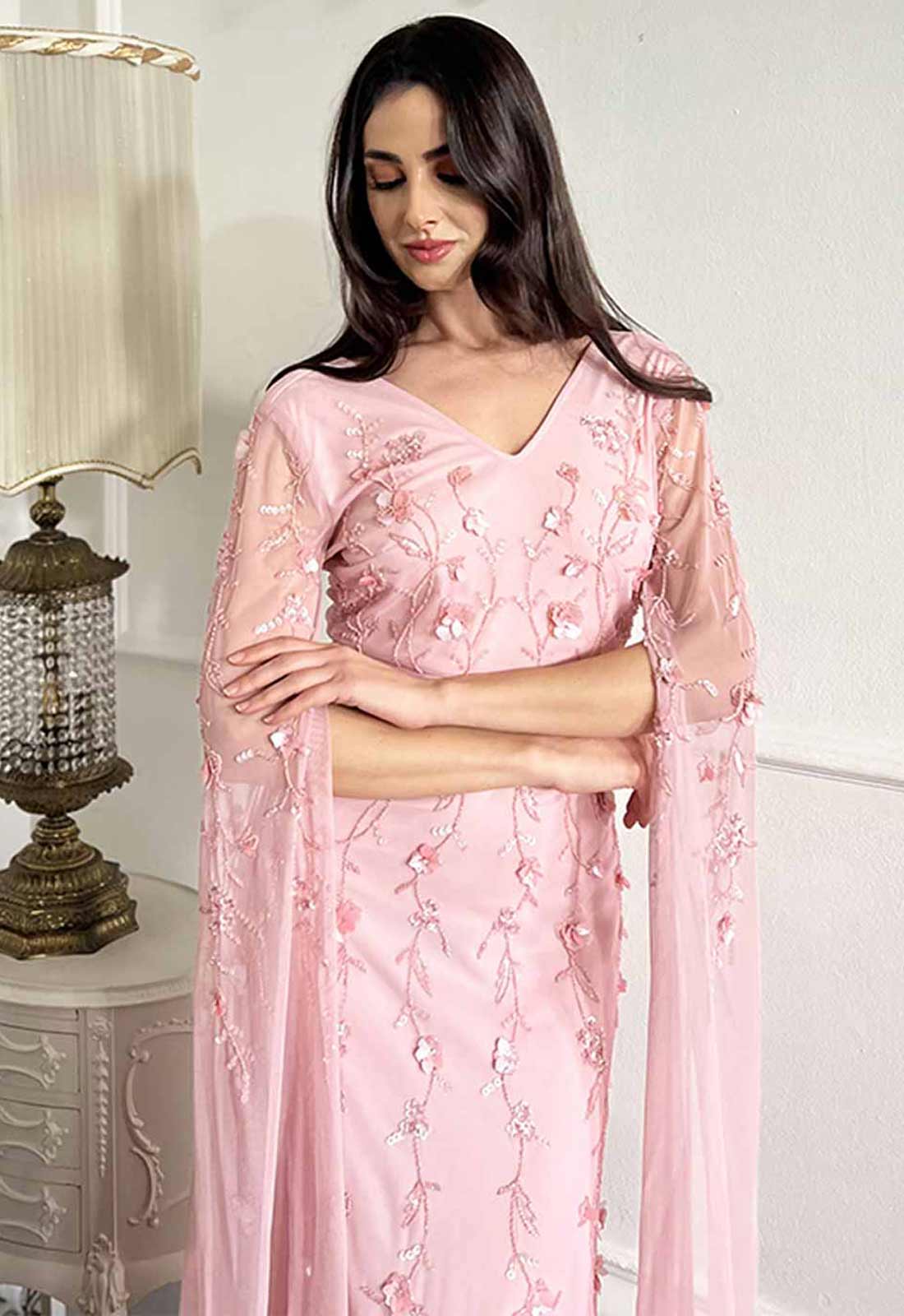 Raishma Couture Pink Betsy Maxi Dress - Image 5