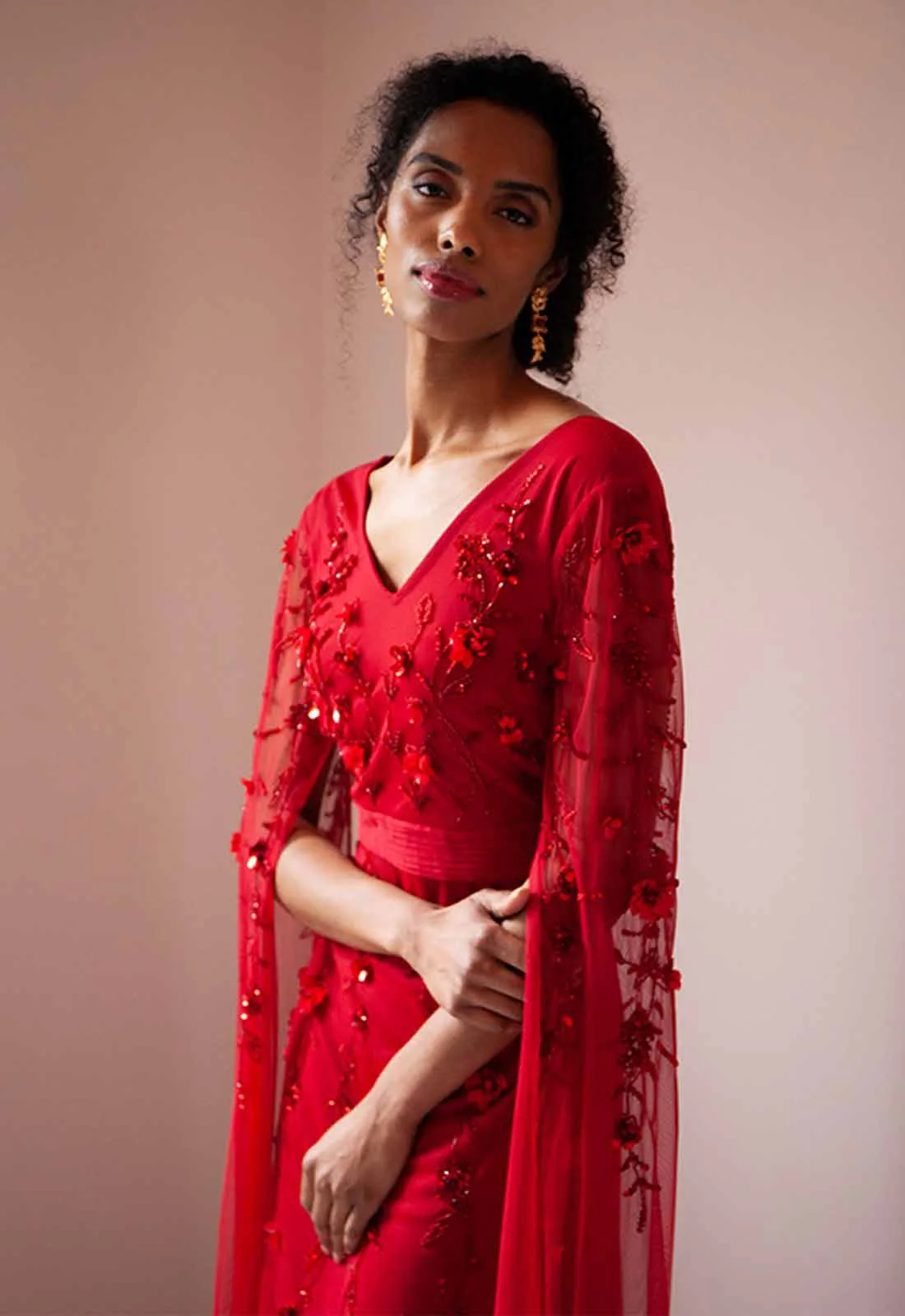 Raishma Couture Red Betsy Gown - Image 2
