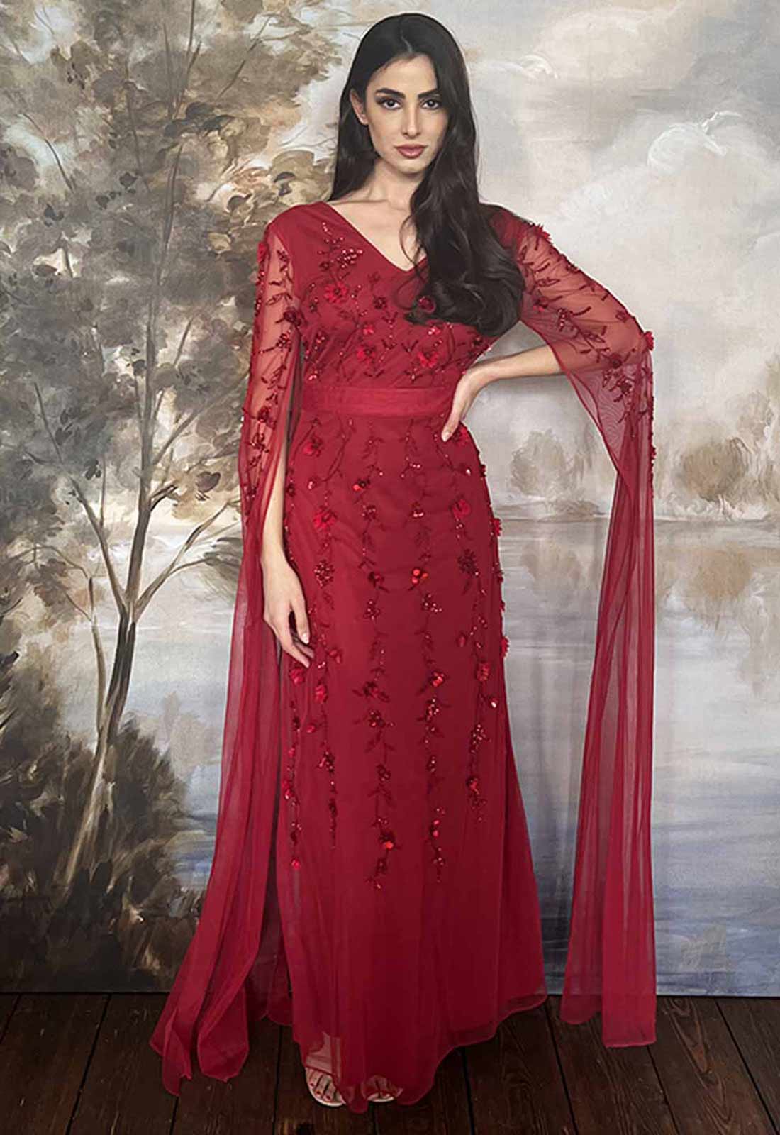 Raishma Couture Red Betsy Gown - Image 5