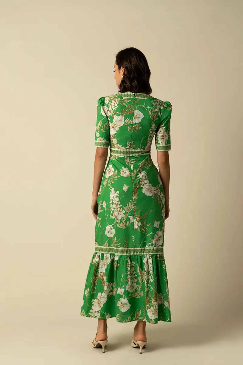 Raishma Studio Darcie Green Dress - Image 3