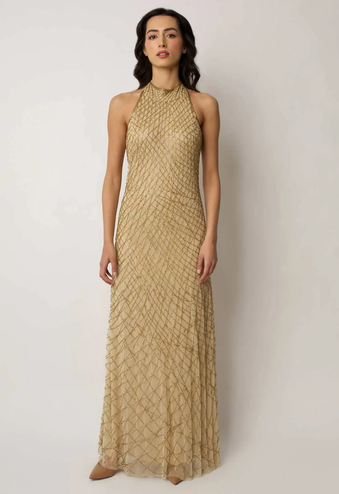 Raishma Gold Belle Maxi Dress
