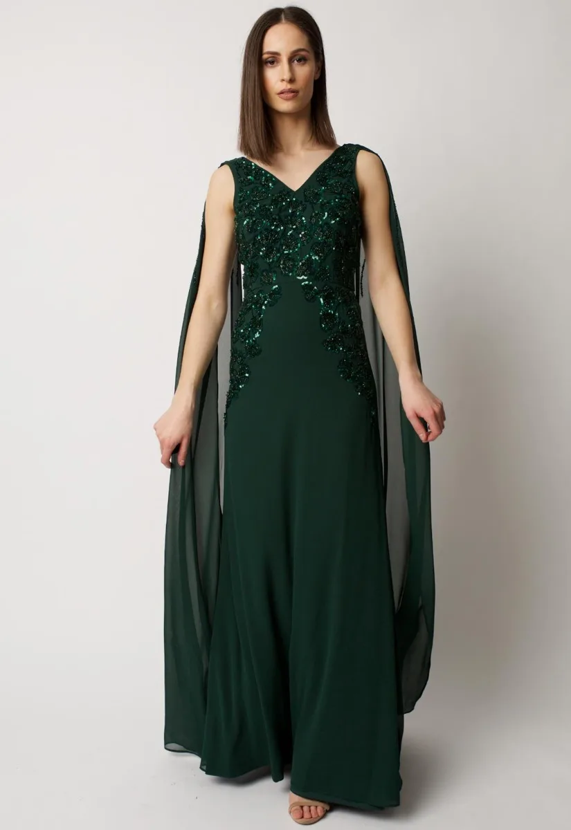 Raishma Green Magnolia Maxi Dress - Image 11