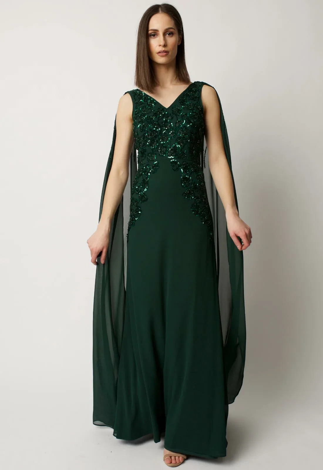Raishma Green Magnolia Maxi Dress - Image 4