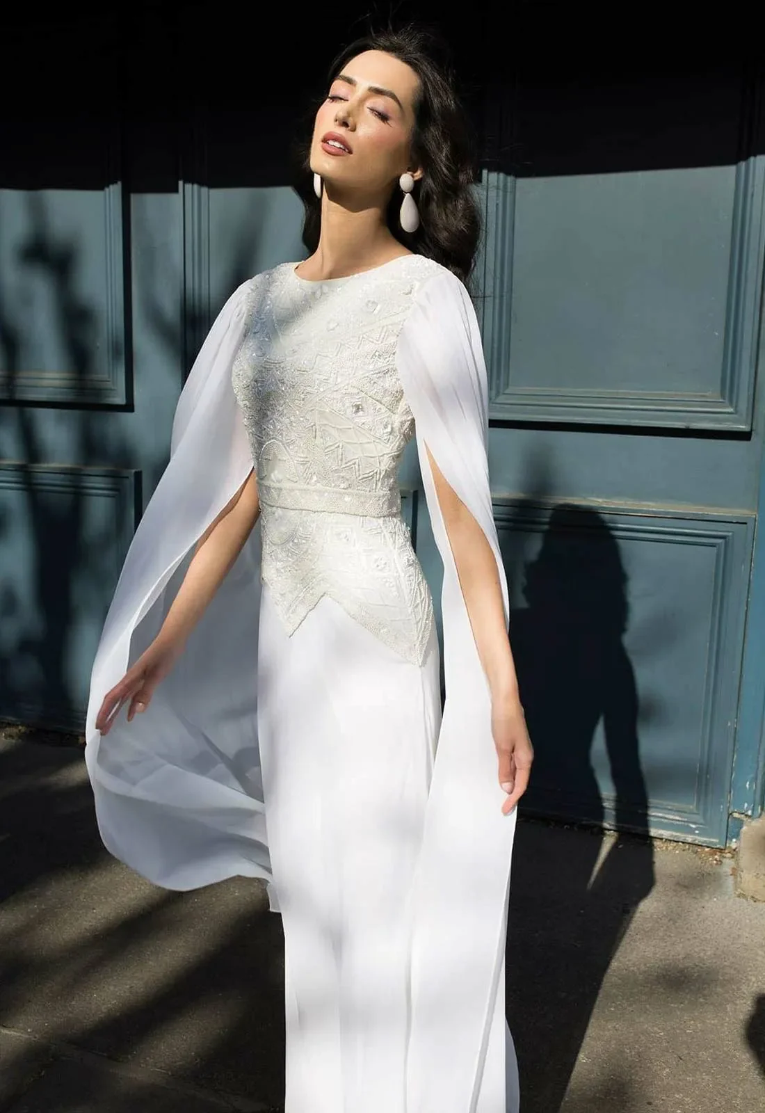 Raishma Ivory Hazel Maxi Dress