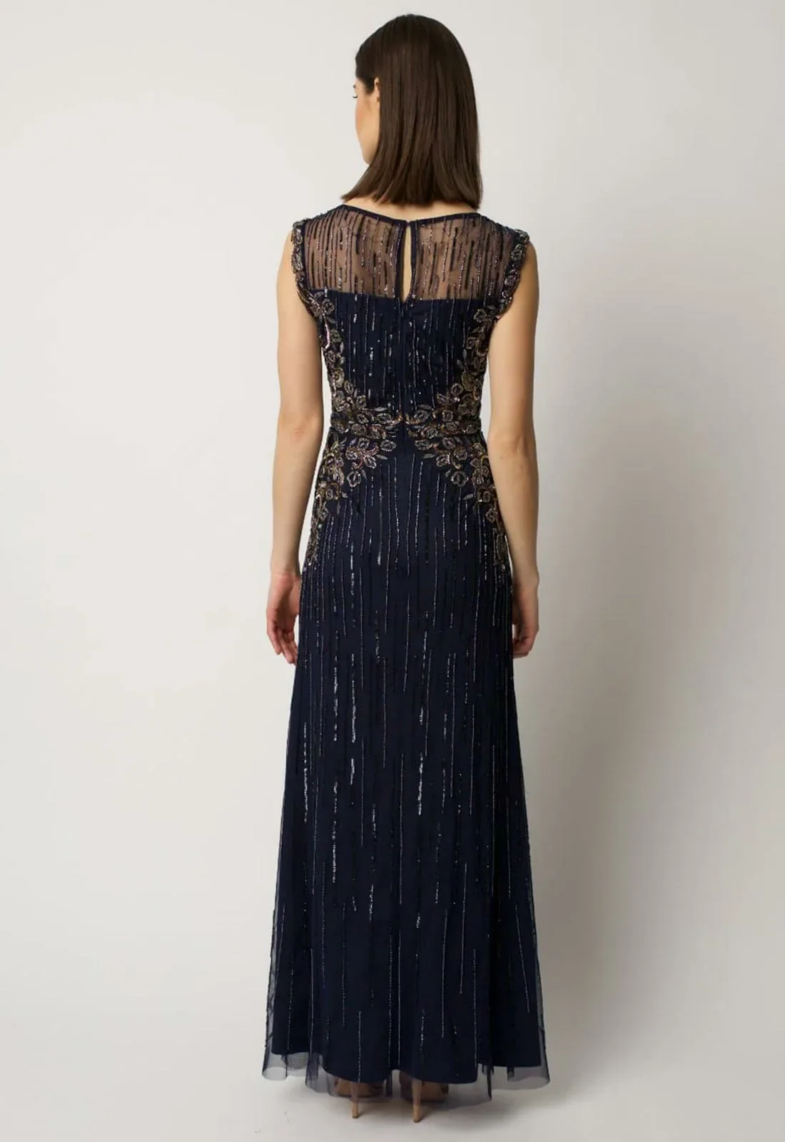 Raishma Navy Mason Maxi Dress - Image 2