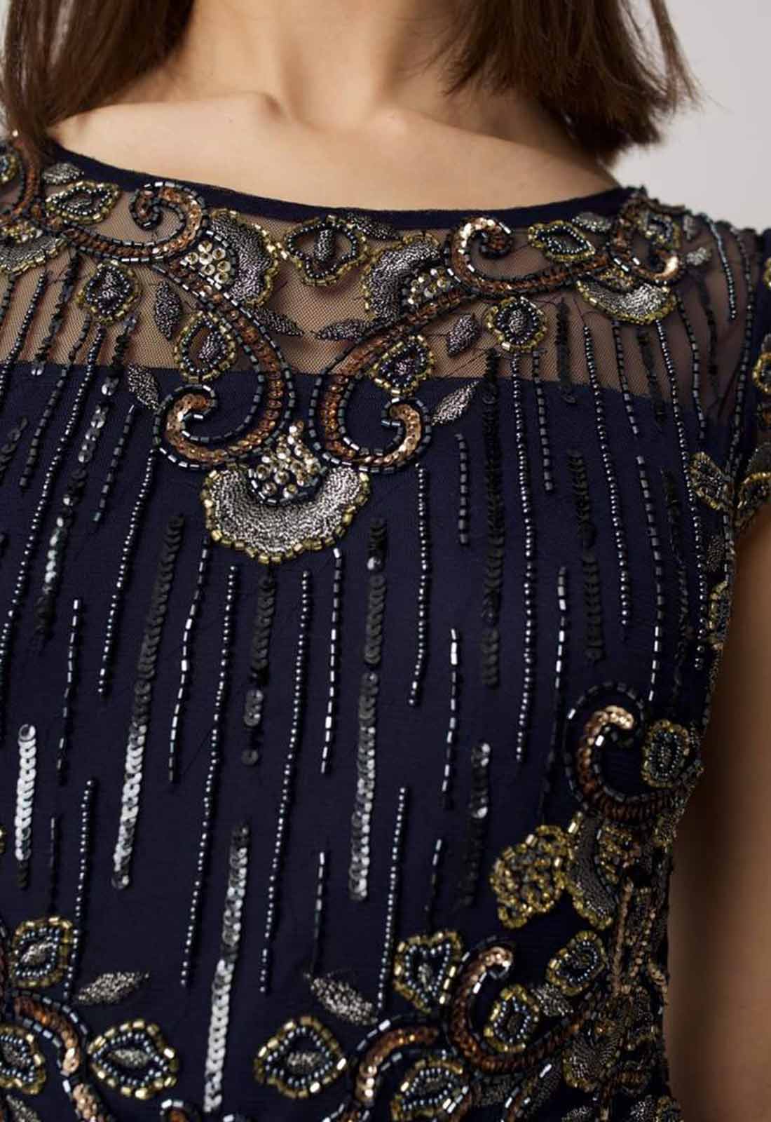 Raishma Navy Mason Maxi Dress - Image 3