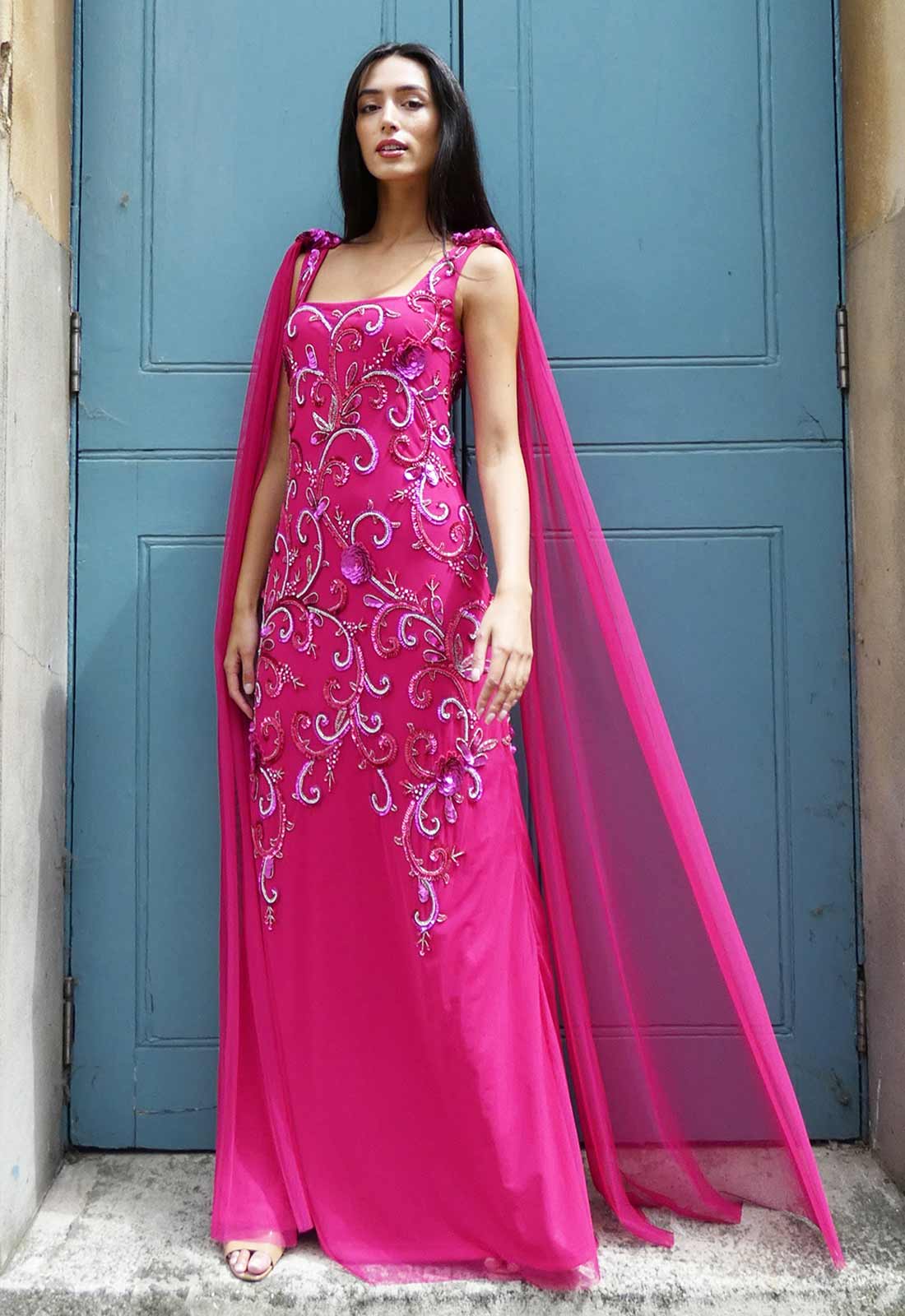 Raishma Pink Halina Evening Dress - Image 5