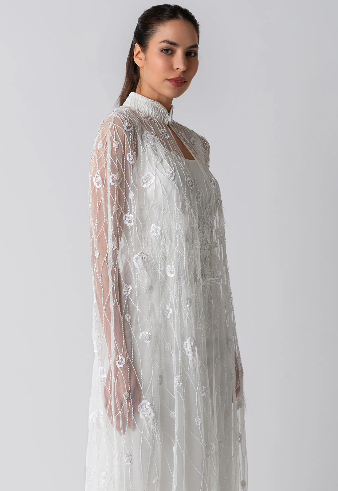 Raishma Couture White Sofia Maxi Dress - Image 3