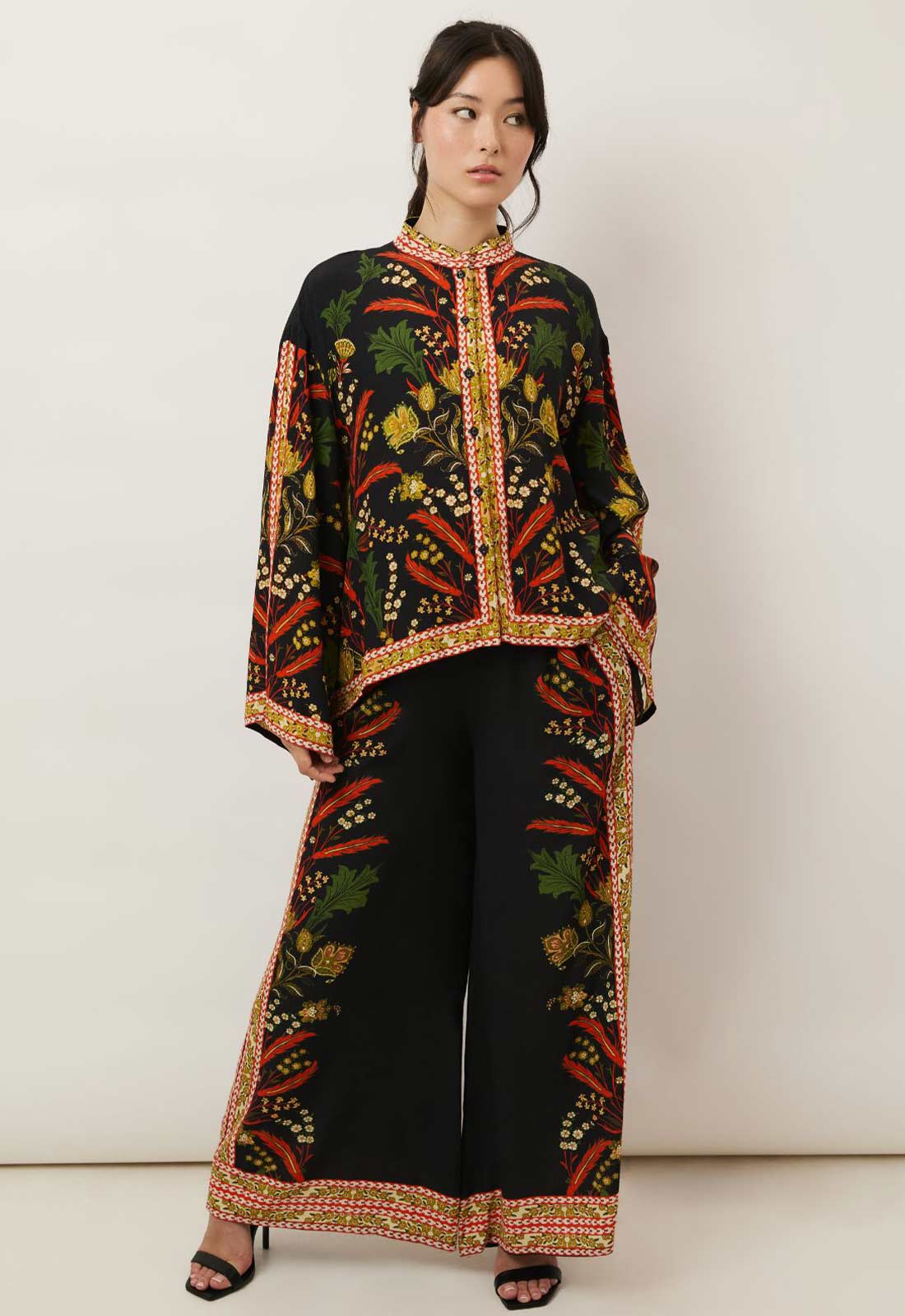 Raishma Studio Black Reyna Shirt