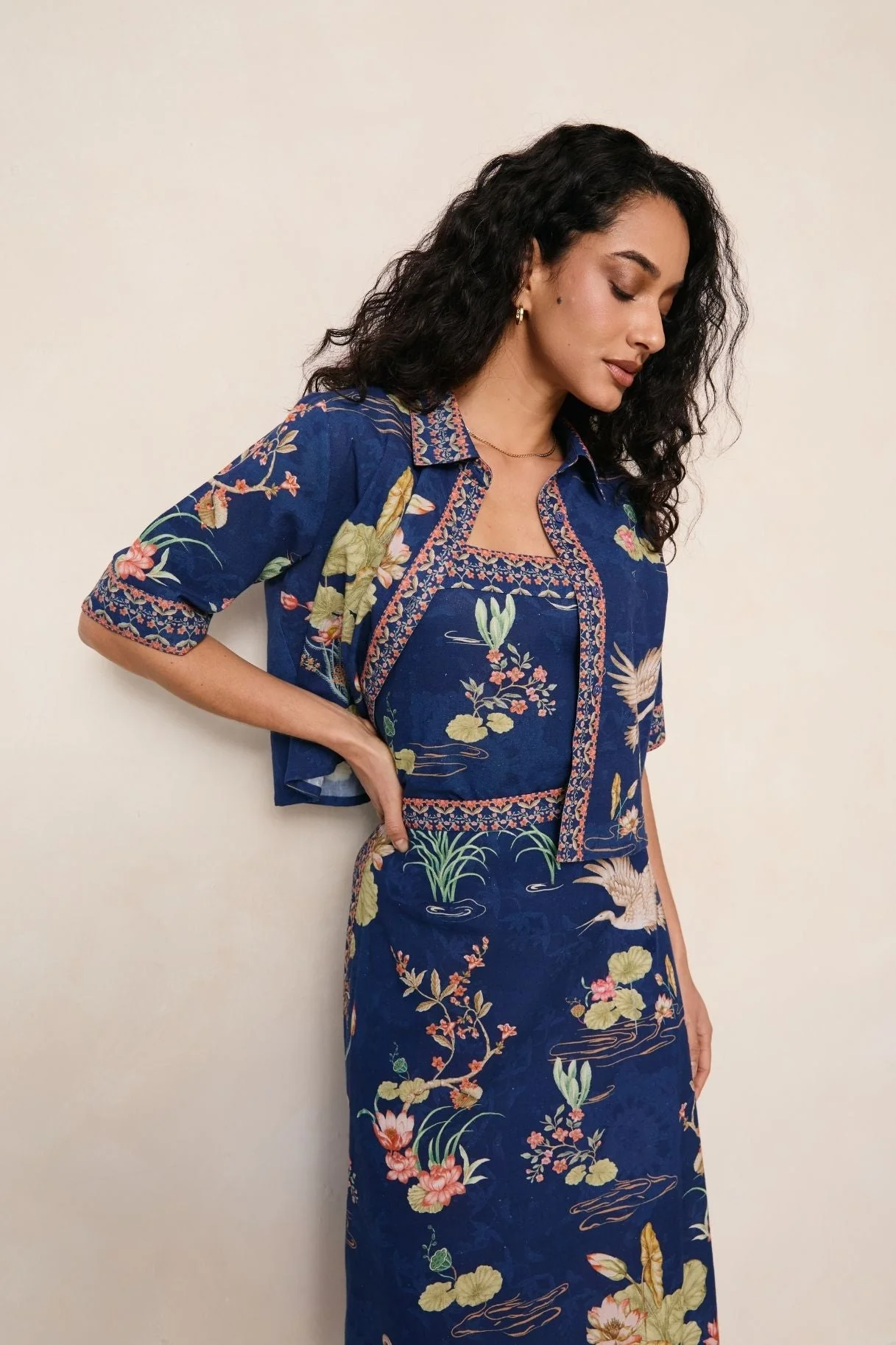 Raishma Studio Blue Kylie Shirt - Image 3