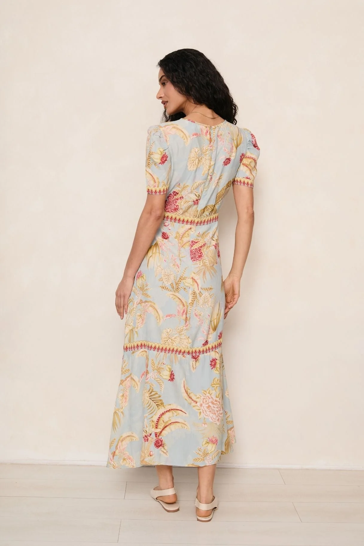 Raishma Studio Blue Mavis Blue Dress - Image 3