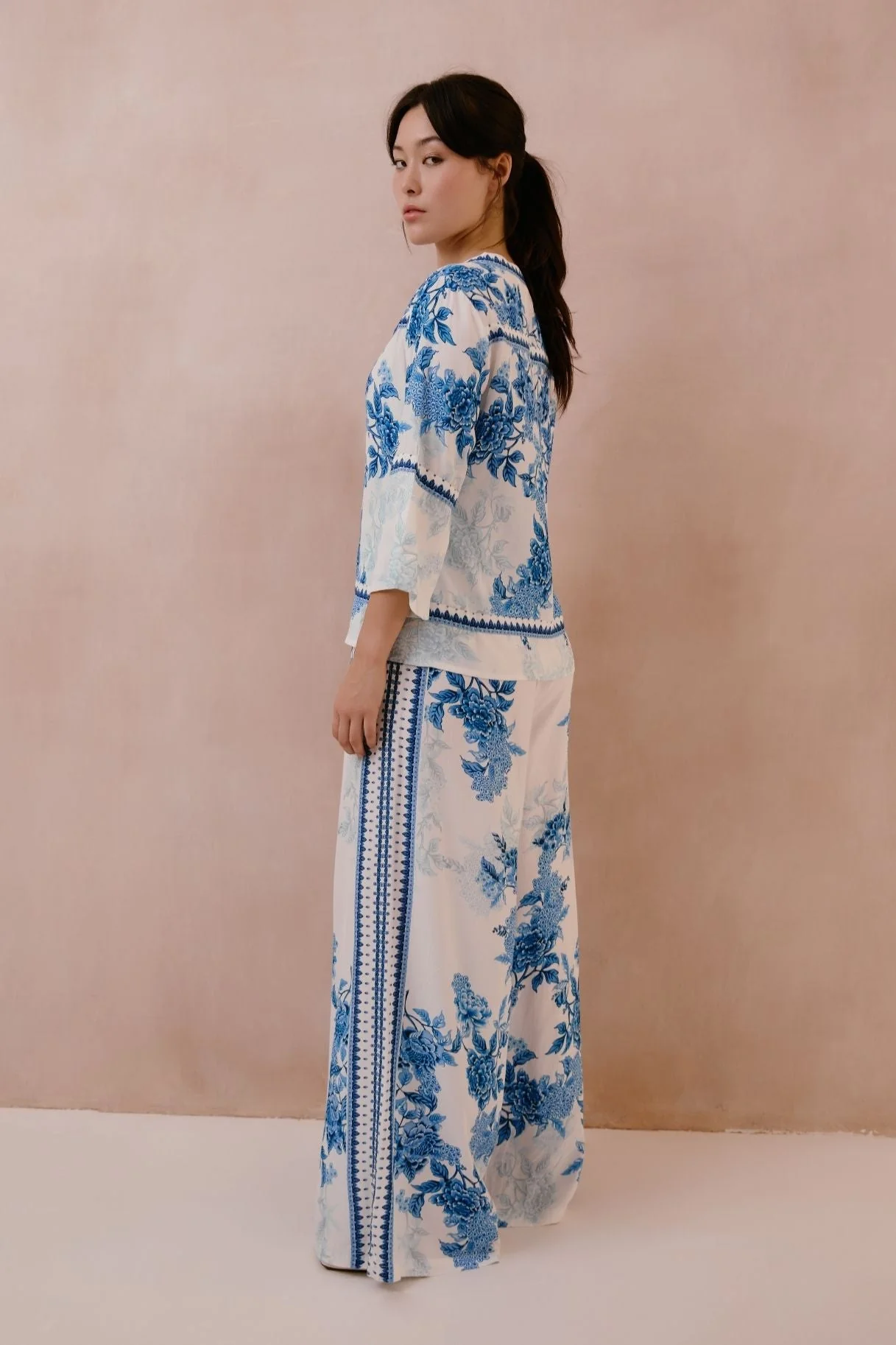 Raishma Studio Blue Myra Shirt - Image 3
