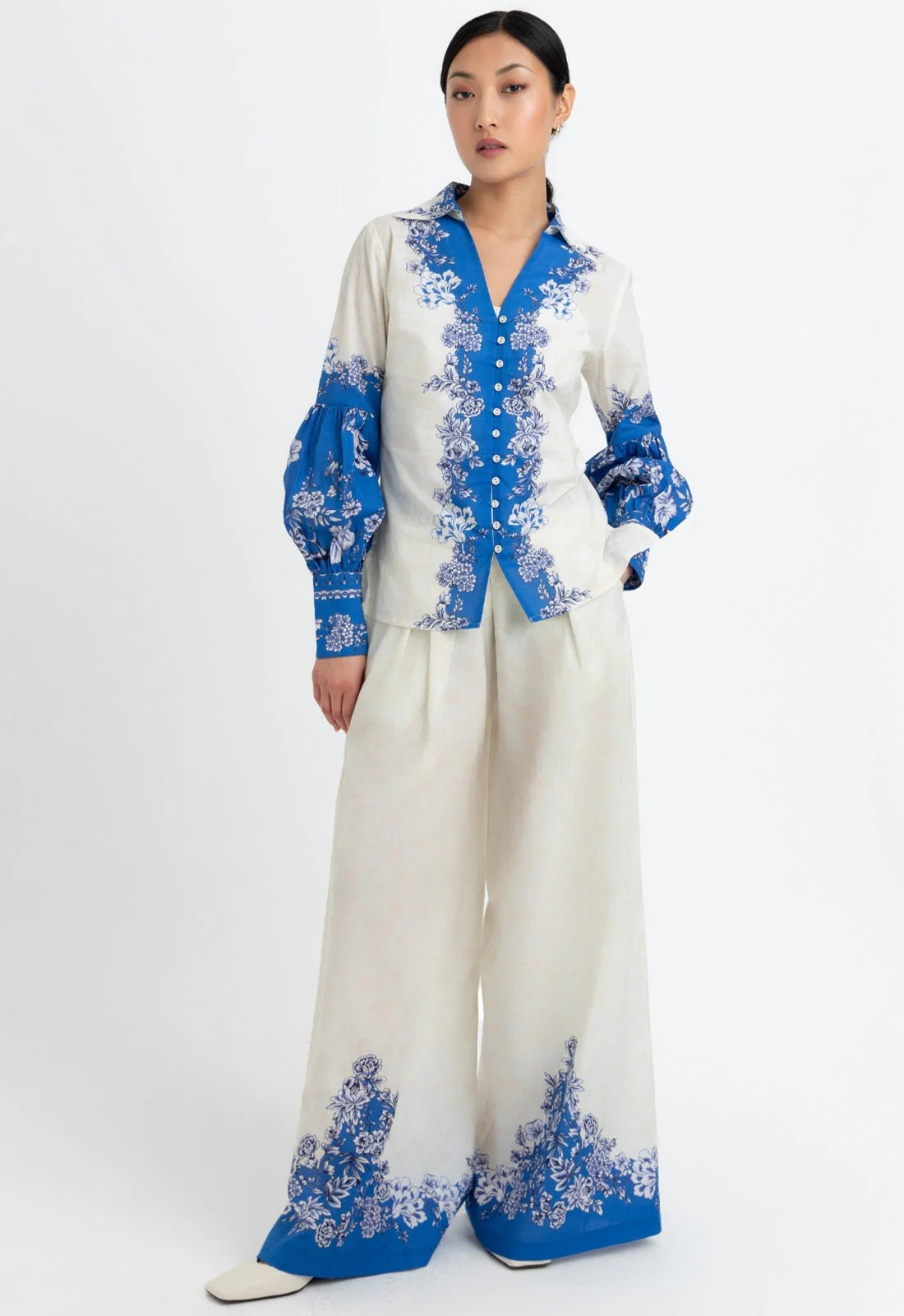 Raishma Studio Blue Serena Trousers