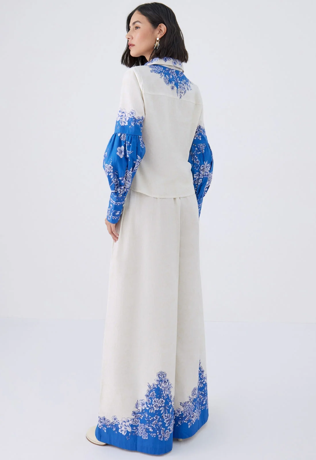 Raishma Studio Blue Serena Trousers - Image 3