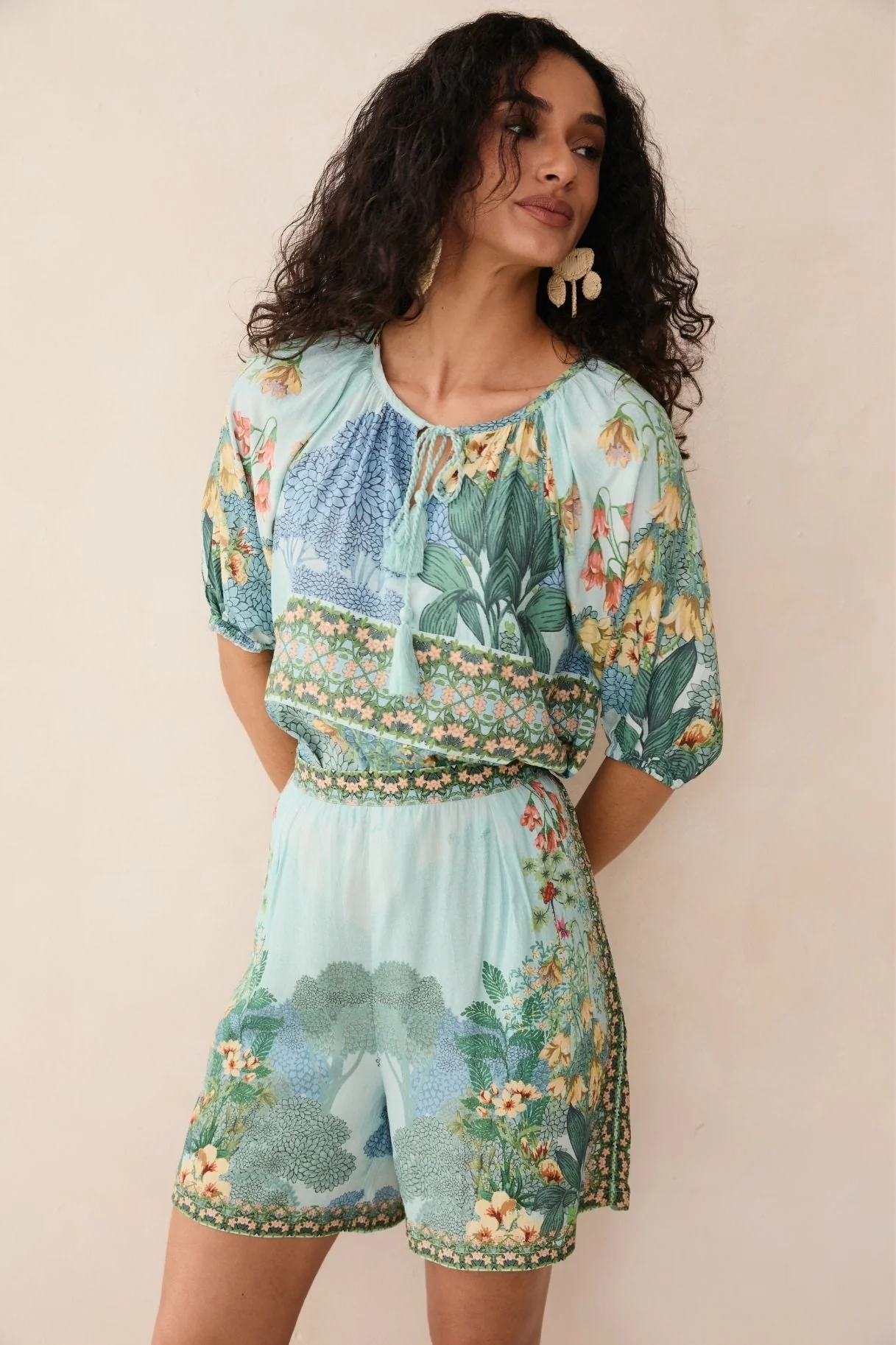 Raishma Studio Blue Tracy Shirt