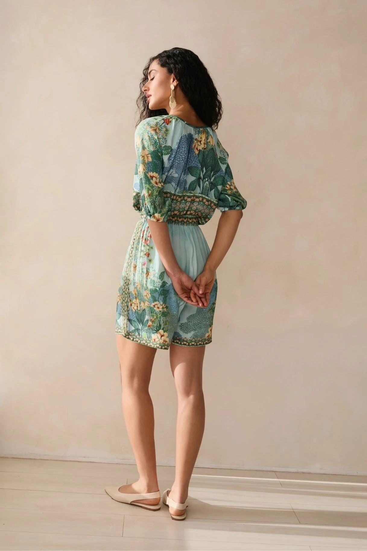 Raishma Studio Blue Tracy Shorts - Image 2