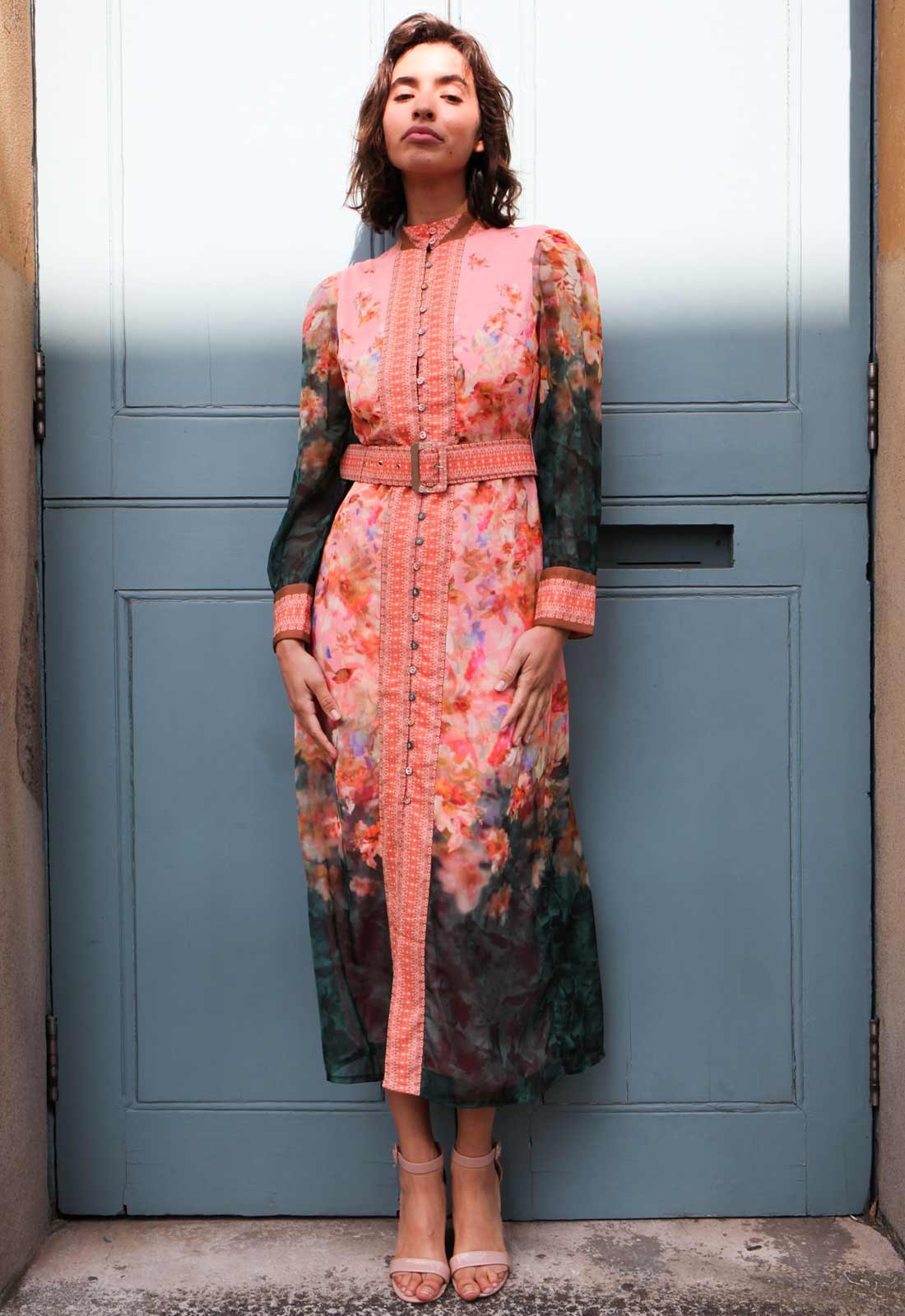 Raishma Studio Coral Freya Print Dress - Image 4