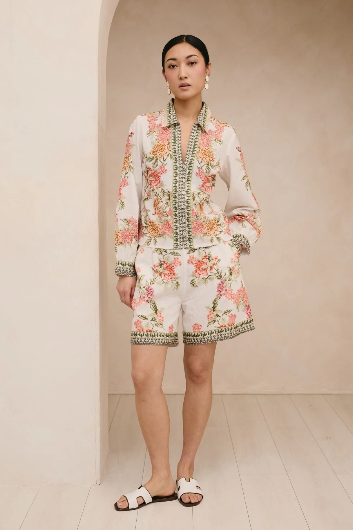Raishma Studio Cream Amani Cream Shirt - Image 2