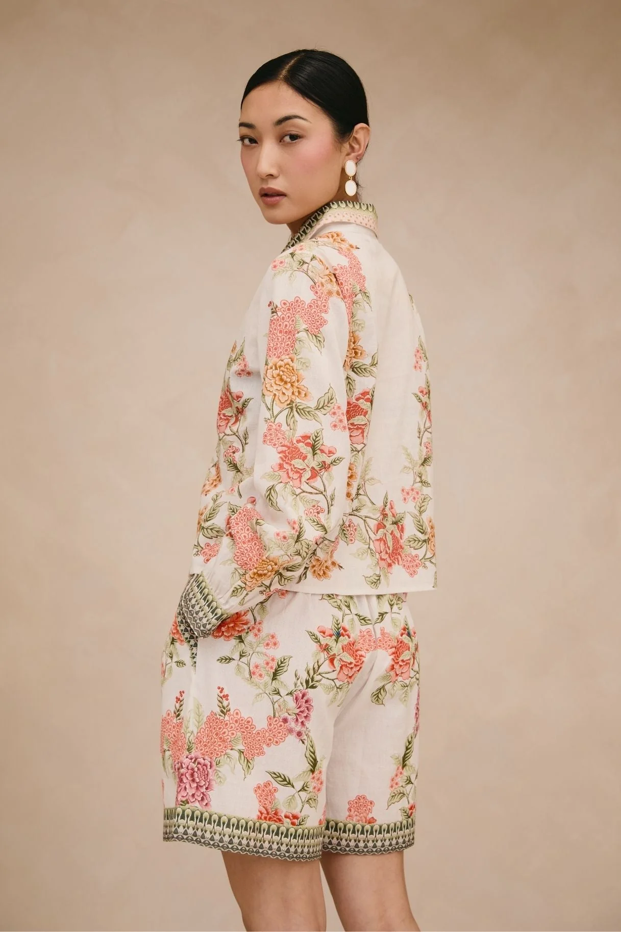 Raishma Studio Cream Amani Cream Shirt - Image 3