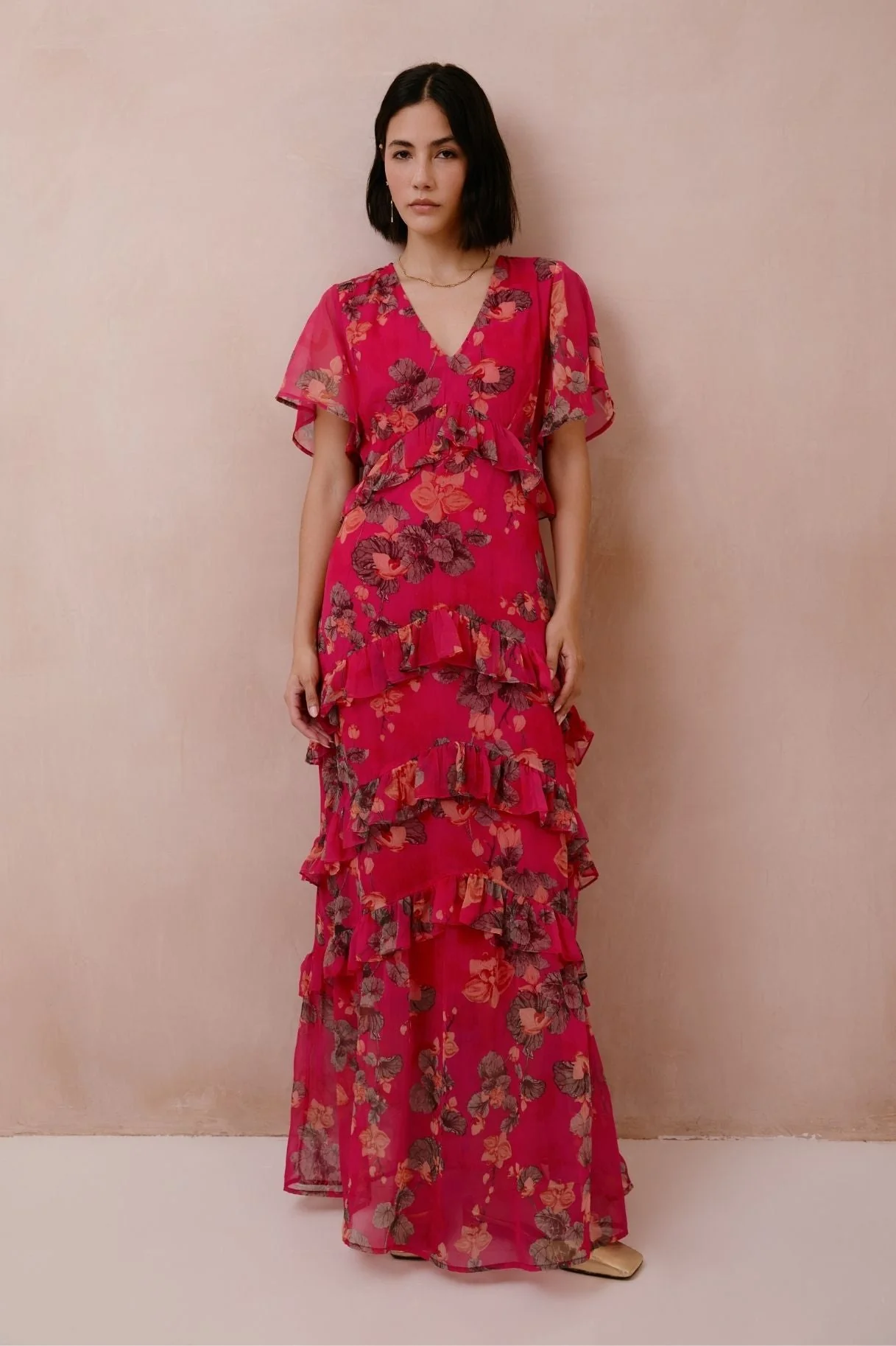 Raishma Studio Dark Pink Estella Dress