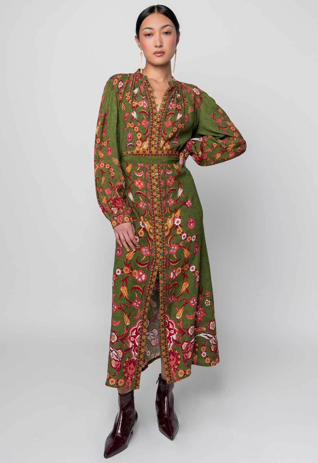 Raishma Studio Green Cassidy Dress - Image 2