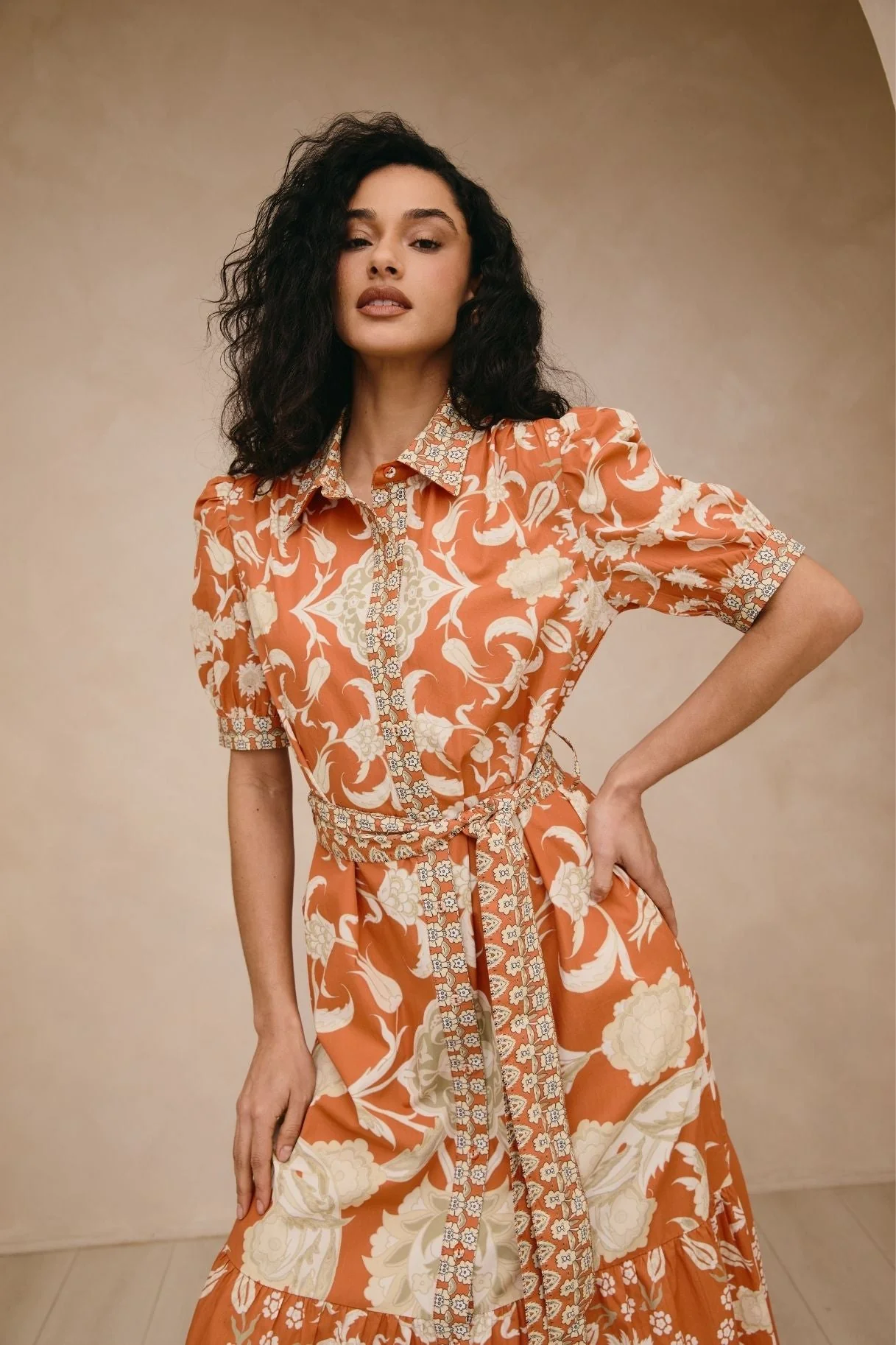 Raishma Studio Orange Linda Dress