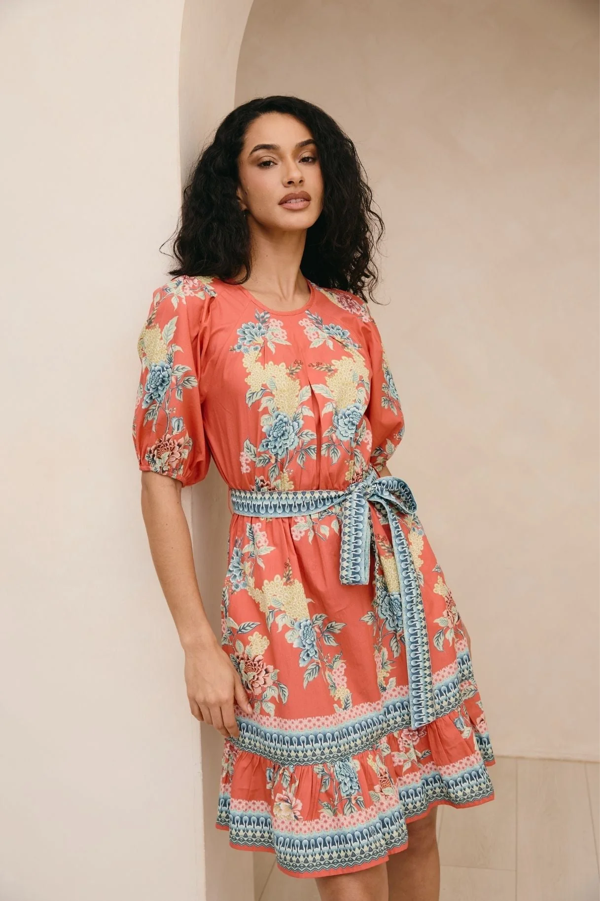 Raishma Studio Orange Petula Orange Dress