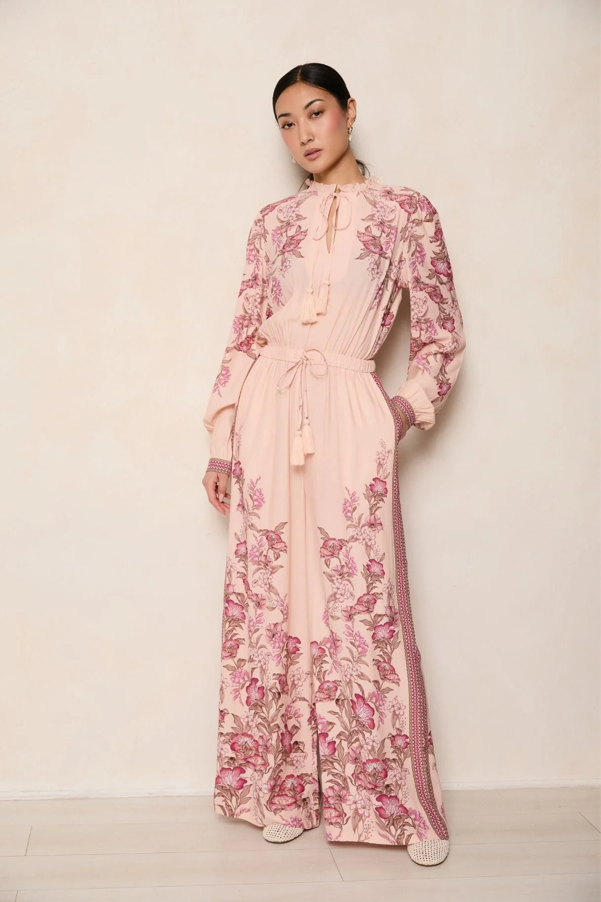 Raishma Studio Pink Hailey Pink Jumpsuit