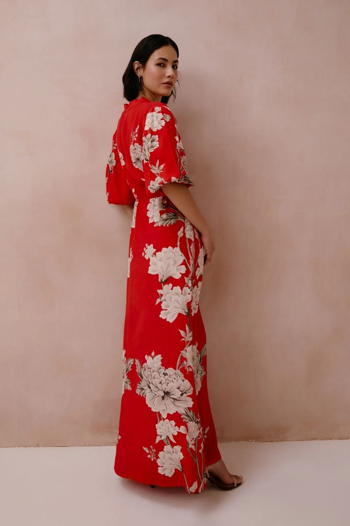 Raishma Studio Red Frankie Dress - Image 3